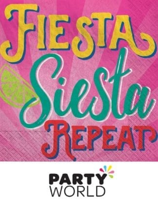 Fiesta Siesta Repeat Beverage Napkins (16)