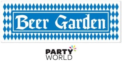Oktoberfest Beer Garden Sign Banner