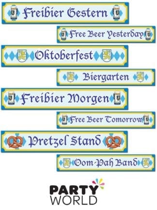 Oktoberfest Sign Cutouts (4)