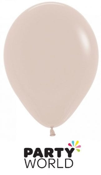 Sempertex Fashion White Sand 30cm Latex Balloons (12)