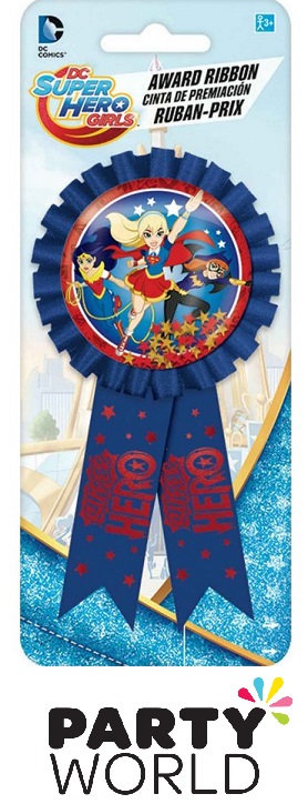 Superhero Girls Confetti Award Ribbon