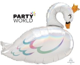 Swan Large Holographic Foil Balloon
