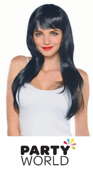 Wig - Long Black Elegant Female Wig