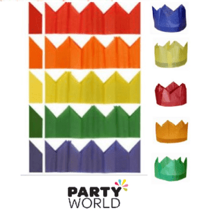 tissue crown hats for crackers