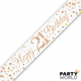 21st birthday banner