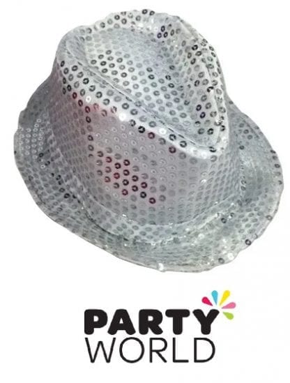 Shining Silver Sequins Hat