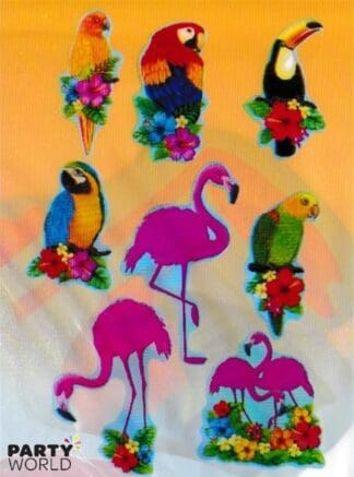 flamingo tropical cutouts