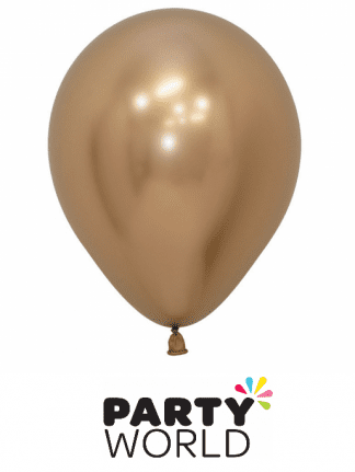 gold reflex latex balloons