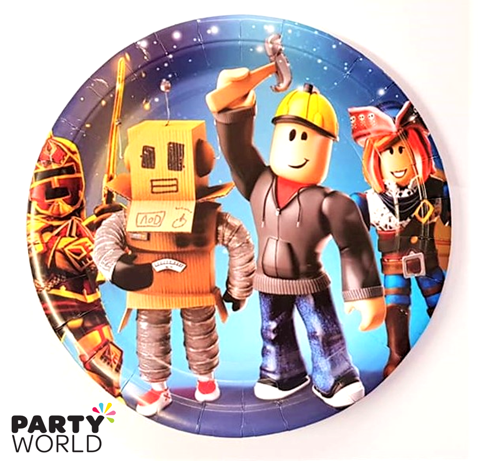 Roblox Paper Plates 7inch 10pk Party World - frozen snowflakes hair roblox