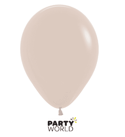 white sand ivory mini latex balloons
