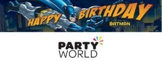 Batman Happy Birthday Party Banner