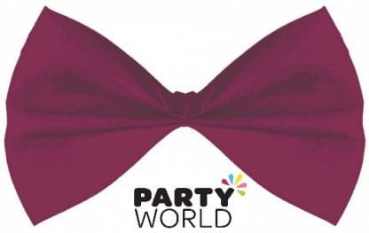 Burgundy Adult Party Bow Tie