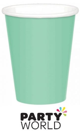 Cool Mint Paper 9oz Party Cups (20)