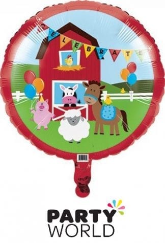 Farmhouse Fun Party Metallic Foil Balloon