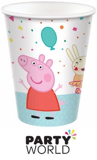 Peppa Pig Confetti Party 9oz Paper Cups (8)
