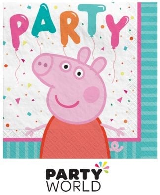 Peppa Pig Confetti Party Beverage Napkins (16)
