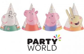 Peppa Pig Confetti Party Mini Cone Hats (8)