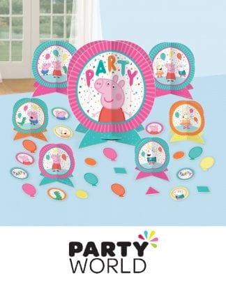 Peppa Pig Table Decorating Kit (7 centerpieces and confetti)