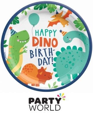 Dino Mite Party Paper Plates 9in (8)