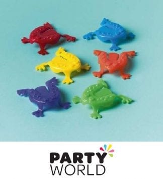 Jumping Frog Party Favours - Assorted Colours (12)