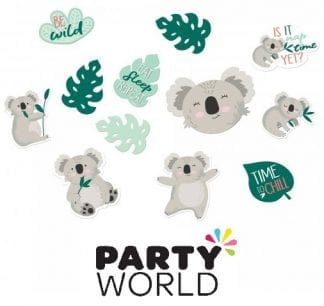 Koala Party Cardboard Cutout Decorations (12pk)
