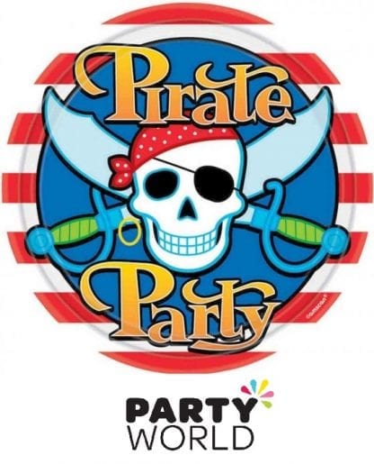 Pirate Party 9in Paper Plates (8)