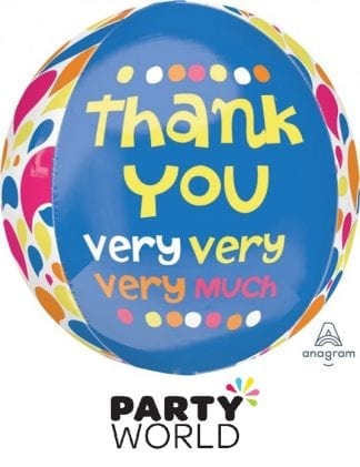 Thank You Very Very Much Party Orbz Balloon