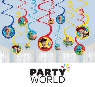 Toy Story Party Spiral Hanging Swirl Decorations