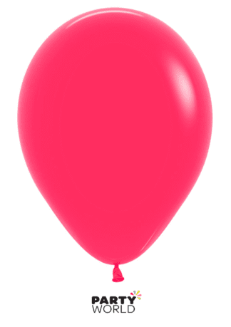 raspberry latex balloons