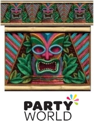 Tropical Tiki Party Scene Setters Room Roll