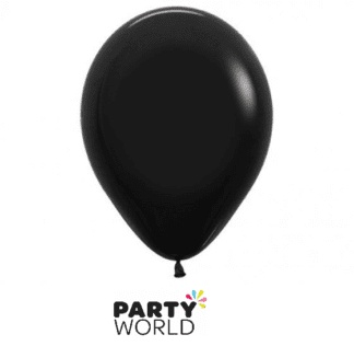 black 18inch latex balloon