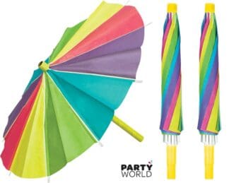 rainbow umbrella parasols