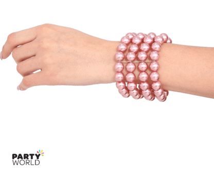 rose gold bracelet pearls