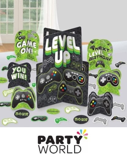 Level Up Gaming Party Table Decorations
