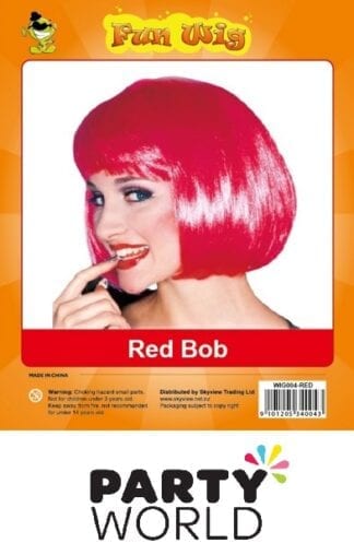 Red Bob Womens Wig