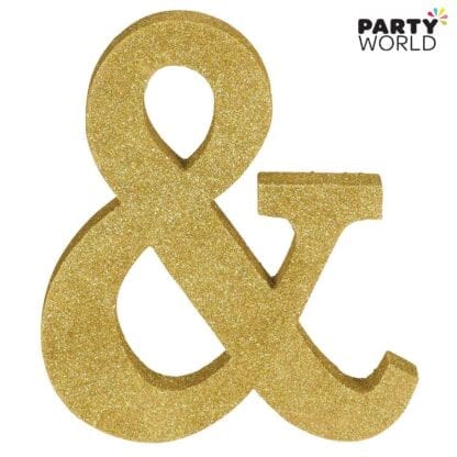 glitter decor table letters & numbers