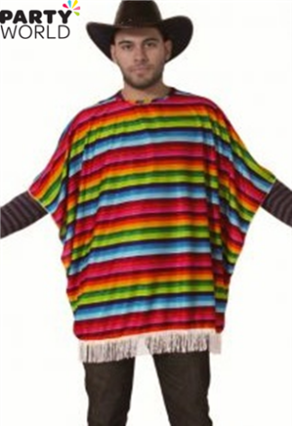 mexican poncho costume