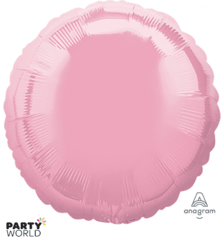 pink foil balloon round circle mylar balloon