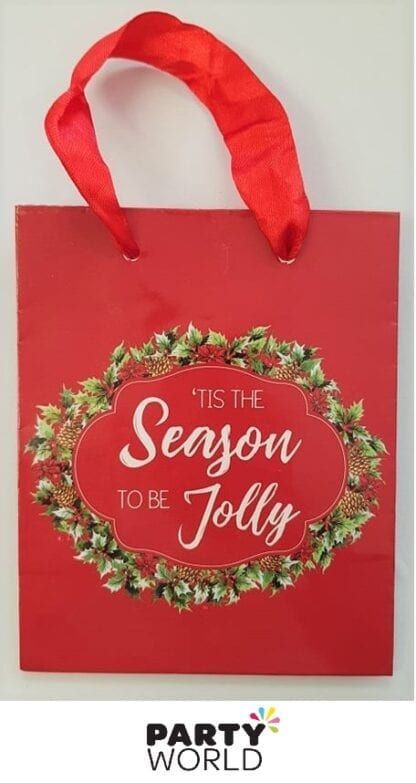 tiss the season to be jolly christmas bag