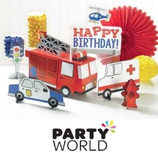 First Responders Party Birthday Table Decorating Kit