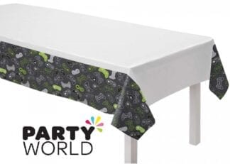 Level Up Gaming Party Paper Tablecover