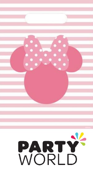 Minnie Mouse Party Plastic Lootbags (8)