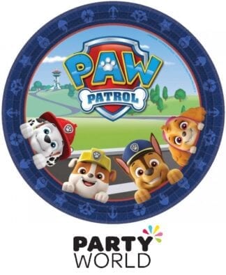 Paw Patrol Adventures Party 9in Round Plates (8)