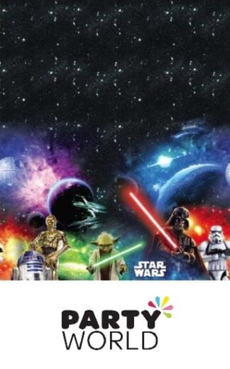 Star Wars Party Rectangular Plastic Tablecover