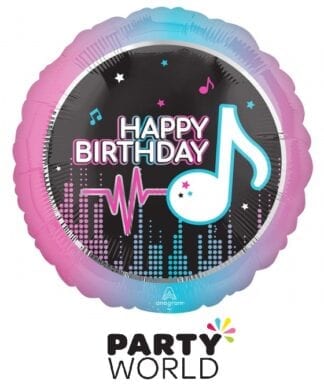 TikTok Party Happy Birthday Foil Balloon