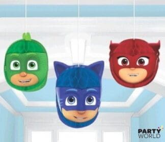 p j masks hanging decorations