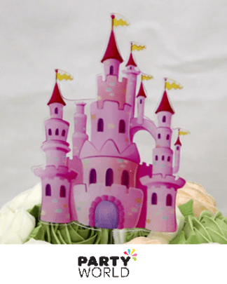 princess castle cake topper