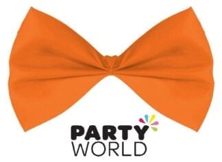 Orange Adult Party Bow Tie