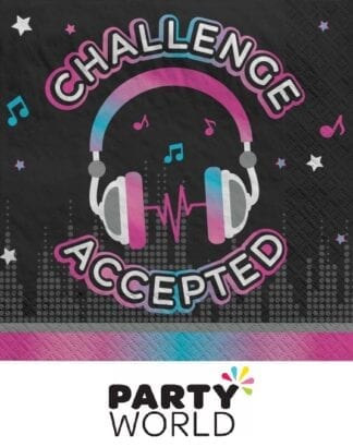 TikTok Party Challenge Accepted Luncheon Napkins (16pk)