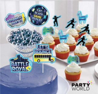 fortnite battle royal cake toppers